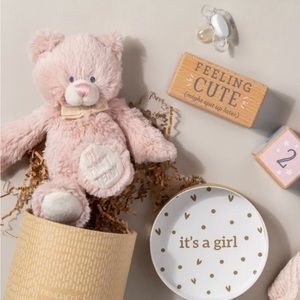 Cutest Gender Revel (Sibling Revel) IT’s GIRL Pink My First Teddy Bear
